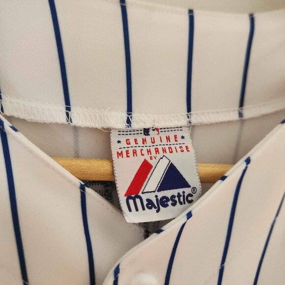 CHICAGO CUBS KERRY WOOD WHITE PINSTRIPE #34 MLB JERSEY -Size Small - Picture 3 of 8